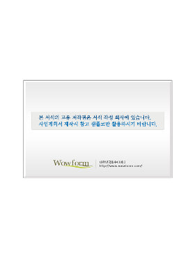 사업계획서 (창업계획요약서) (사업의개념과내용)